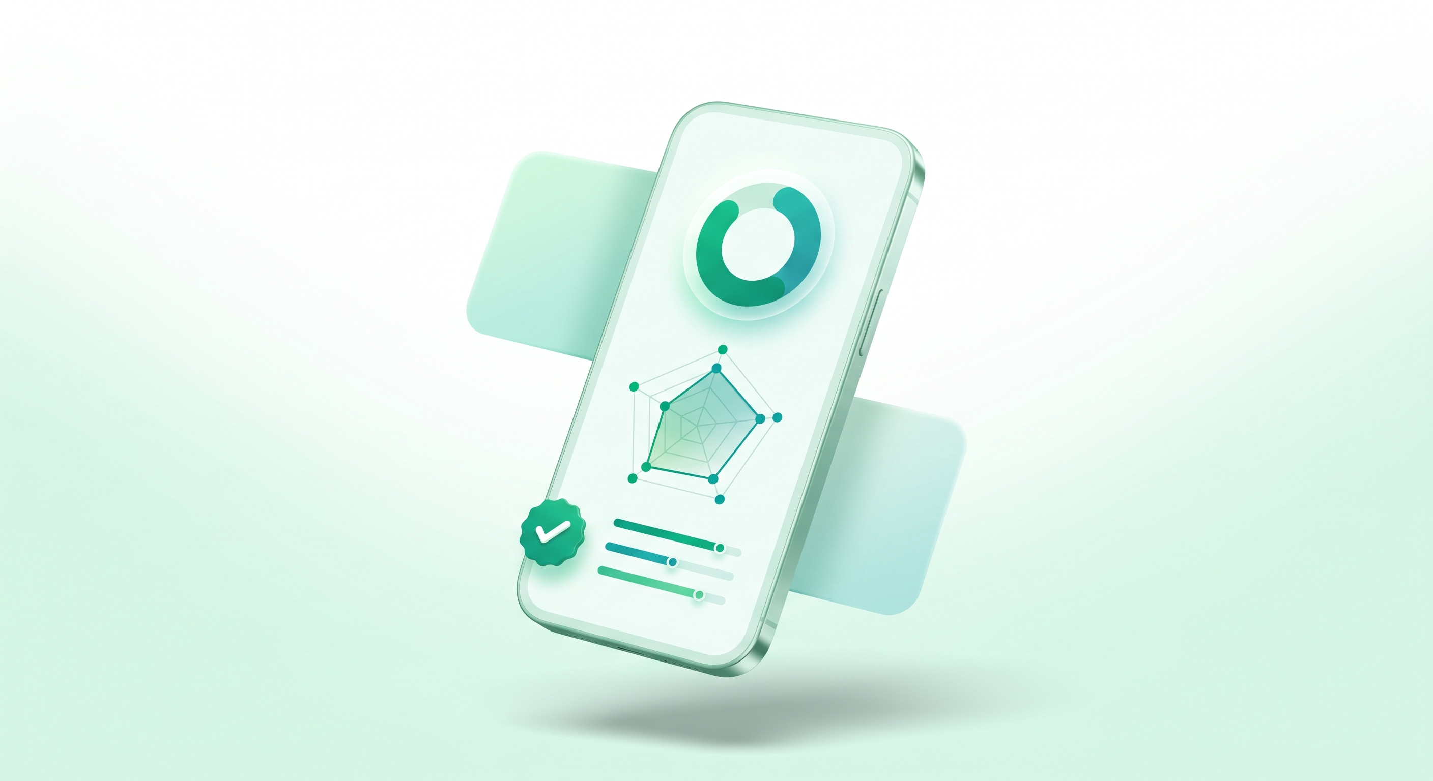 Un rapport de résultats SelectedTests sur un téléphone